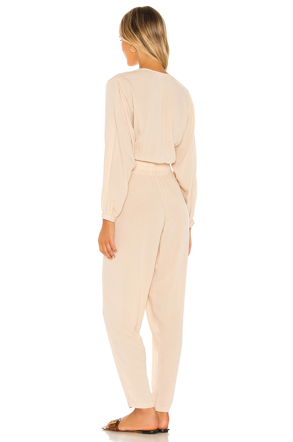 Indah Gianyar Pleated Jumpsuit In Doe 3 Indah Gianyar Pleated Jumpsuit In Doe - Image 3