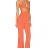 Indah X REVOLVE Honour Jumpsuit In Mandarin -Cheap Indah Store INDA WC44 V2
