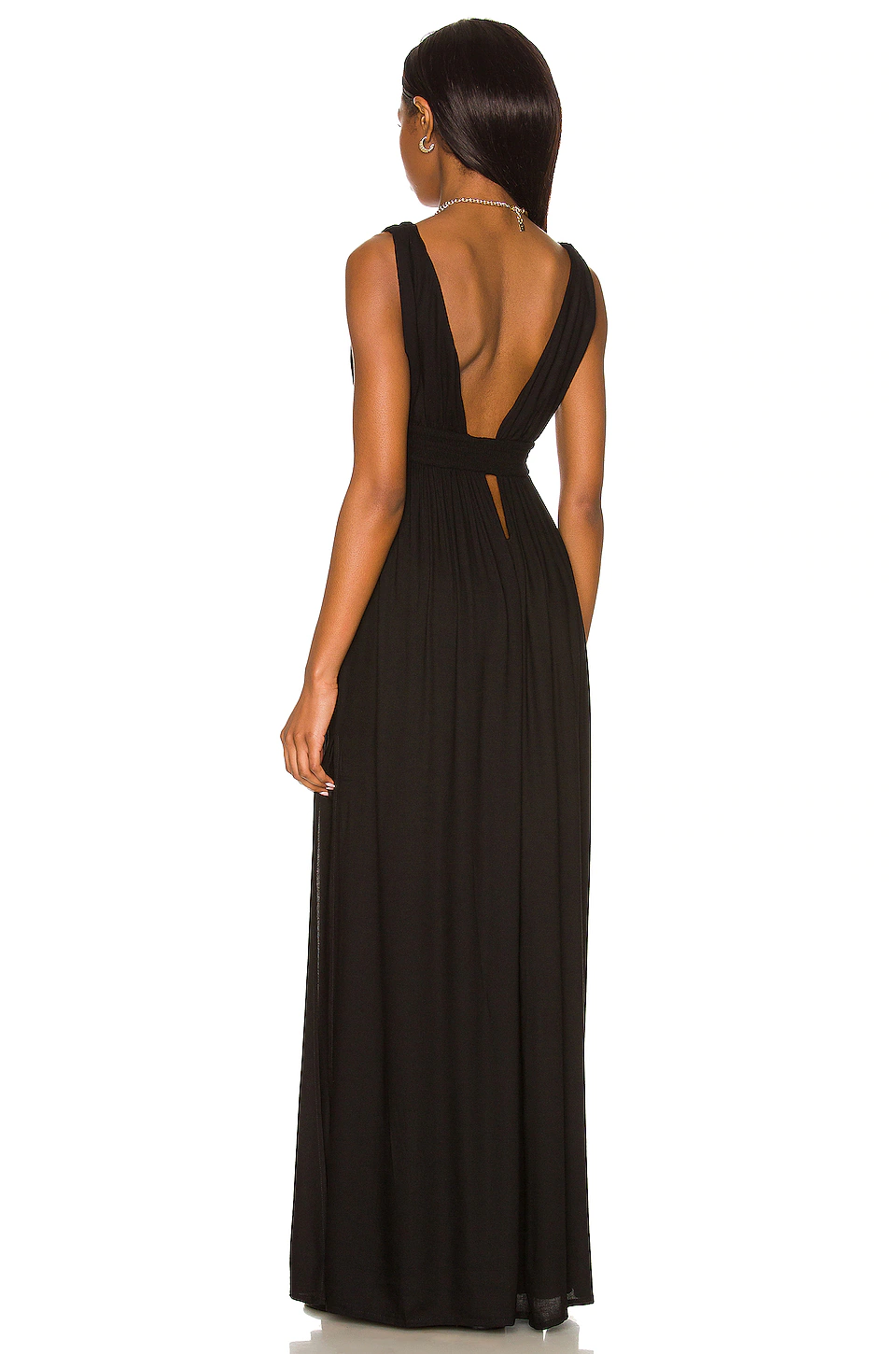 Indah Anjeli Empire Maxi Dress In Black 3 Indah Anjeli Empire Maxi Dress In Black - Image 3