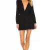 Indah Francesca Mini Dress In Black
