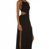 Indah Neomi Dress In Black 4 Indah Neomi Dress In Black -Cheap Indah Store INDA WD747 V2