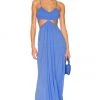Indah Innocence Cutaway Maxi Dress In Iris