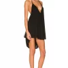 Indah Miranda Mini Dress In Black -Cheap Indah Store INDA WD785 V2