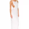 Indah Tamri Maxi String Back Dress In White -Cheap Indah Store INDA WD789 V3