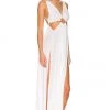 Indah Zoe Maxi Dress In White -Cheap Indah Store INDA WD791 V2