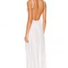 Indah Zoe Maxi Dress In White -Cheap Indah Store INDA WD791 V3
