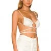 Indah Cupid Tie Front String Bra Top In Ivory 5 Indah Cupid Tie Front String Bra Top In Ivory -Cheap Indah Store INDA WI21 V2