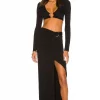 Indah Harper Maxi Skirt In Black -Cheap Indah Store INDA WQ109 V4