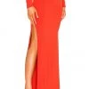 Indah Gigi String Detail Seamless Slit Maxi Skirt In Caliente -Cheap Indah Store INDA WQ113 V2