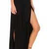 Indah Culture Maxi Skirt In Black -Cheap Indah Store INDA WQ84 V2