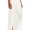 Indah Tigre Sarong Skirt In Ivory -Cheap Indah Store INDA WQ90 V2