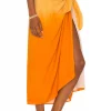 Indah Tie Dye Sarong Skirt In Orange Fade -Cheap Indah Store INDA WQ93 V2
