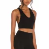 Indah Iggy Seamless Racer Back Bra Top In Black -Cheap Indah Store INDA WS322 V2