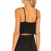 Indah Dusty Tie Front Camisole In Black 6 Indah Dusty Tie Front Camisole In Black -Cheap Indah Store INDA WS370 V3