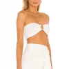 Indah Suki Bandeau Top In Chalk -Cheap Indah Store INDA WS371 V2