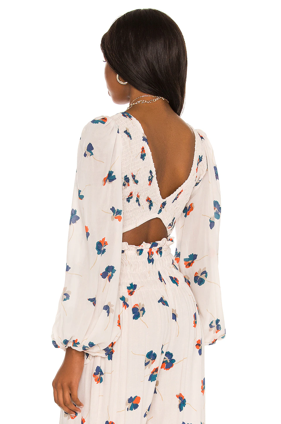 Indah Biru Crop Top In Mas 3 Indah Biru Crop Top In Mas - Image 3