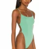 Indah DNA Bodysuit In Mint -Cheap Indah Store INDA WS383 V3