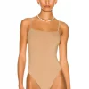 Indah Tiny Dancer Bodysuit In Mocha -Cheap Indah Store INDA WS403 V2