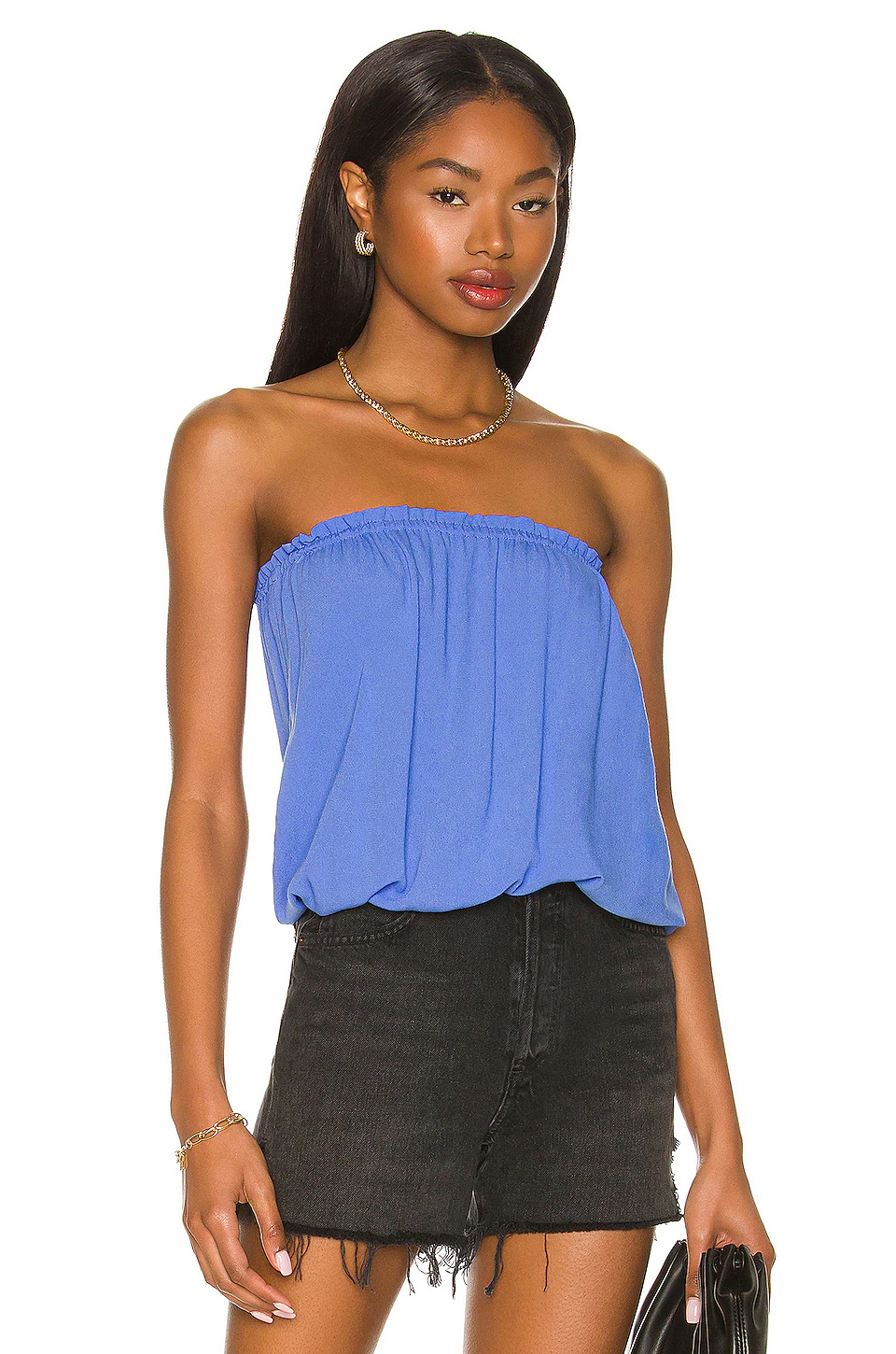 Indah Gemma Tube Top In Iris