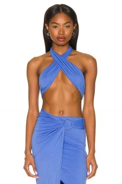 Indah Stormi Halter Top In Iris