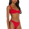 Indah Midori Underwire Bikini Top In Red -Cheap Indah Store INDA WX714 V2
