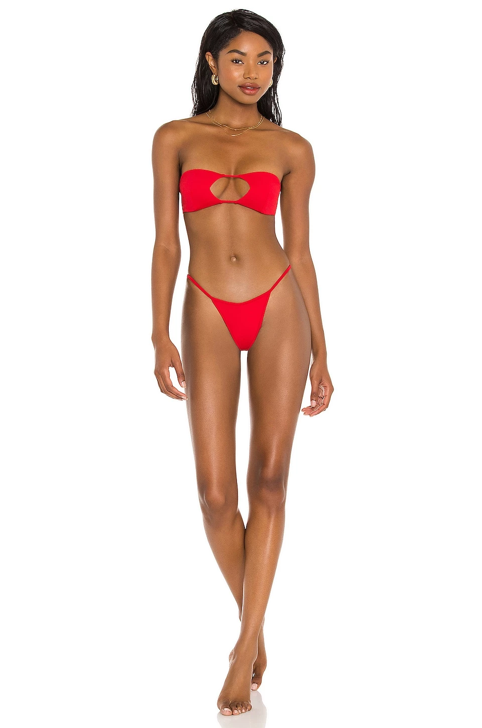 Indah Buffy Skimpy Bikini Bottom In Red 4 Indah Buffy Skimpy Bikini Bottom In Red - Image 4