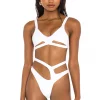 Indah Nova Bikini Top In White