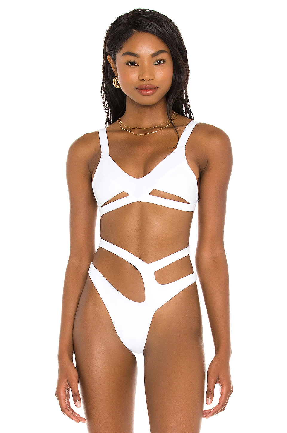 Indah Nova Bikini Top In White