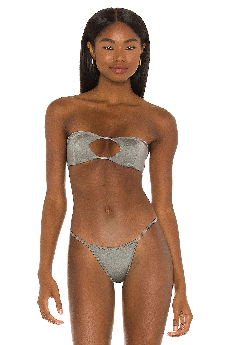 Indah X REVOLVE Bass Bandeau Bikini Top In Storm