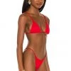 Indah Palma Solid Triangle Bikini Top In Red 5 Indah Palma Solid Triangle Bikini Top In Red -Cheap Indah Store INDA WX748 V2