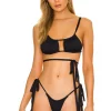 Indah Remy Bikini Top In Black -Cheap Indah Store INDA WX766 V2