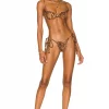 Indah Amber Bikini Top In Tiger -Cheap Indah Store INDA WX778 V4